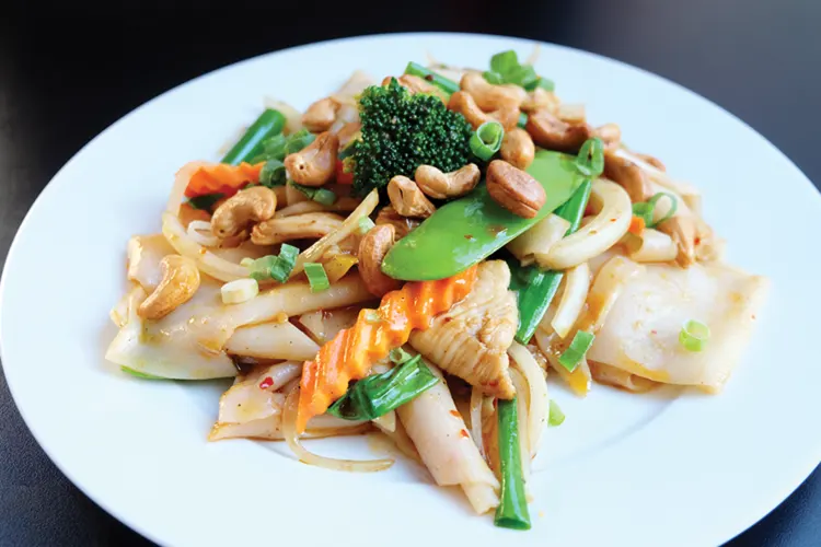 cashew nut chilli jam noodle