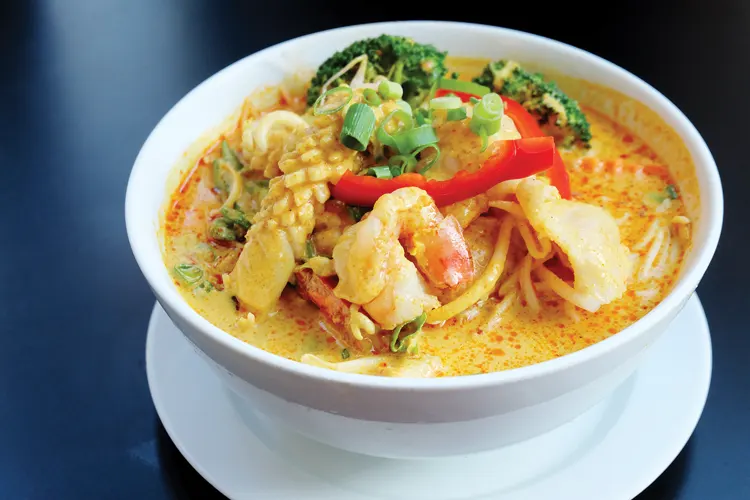 laksa noodle soup