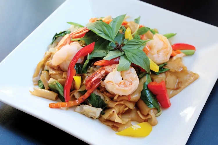 pad kee mao (spicy)